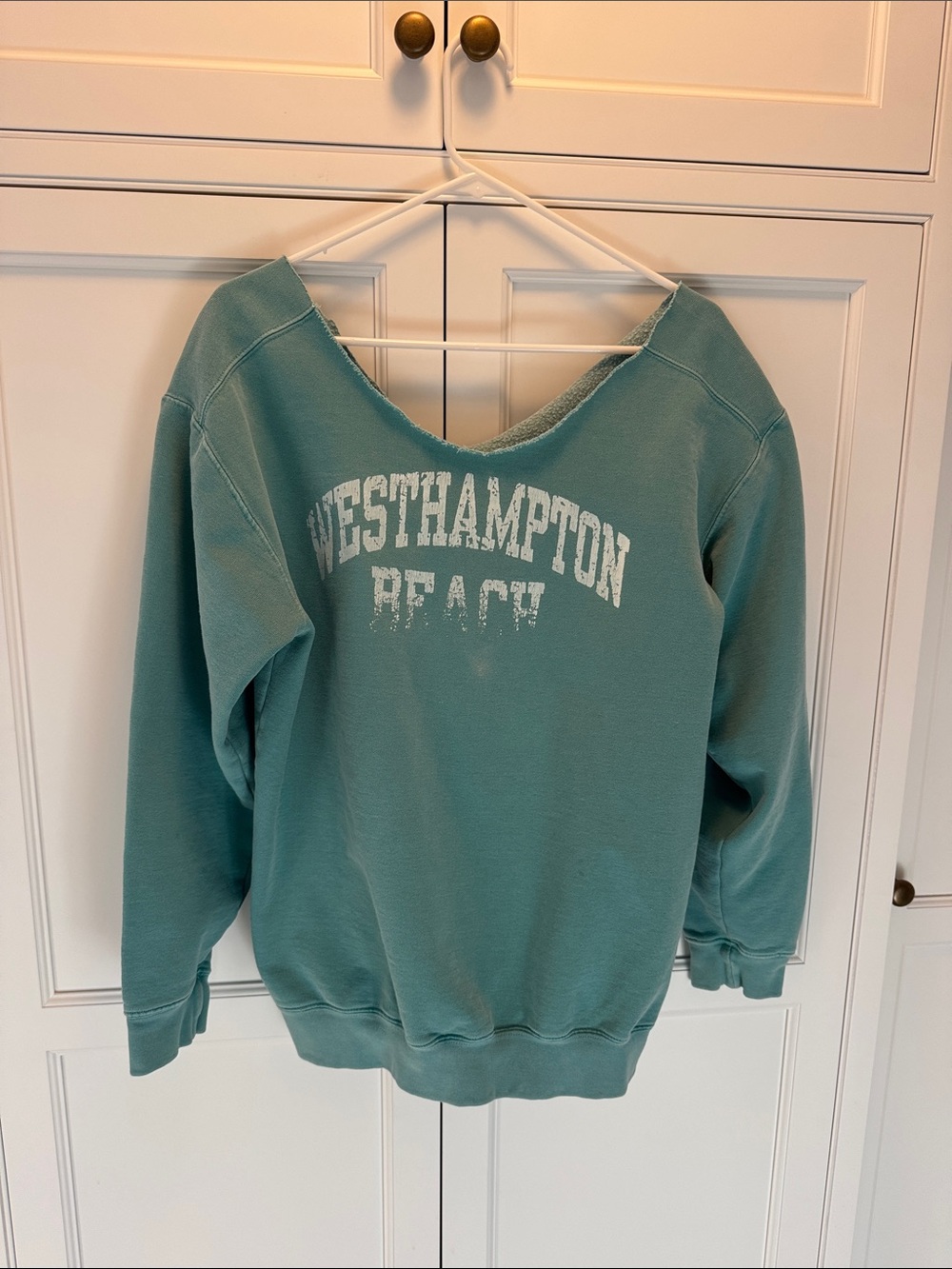 Westhampton Beach Graphic Sweatshirt - Seafoam Green